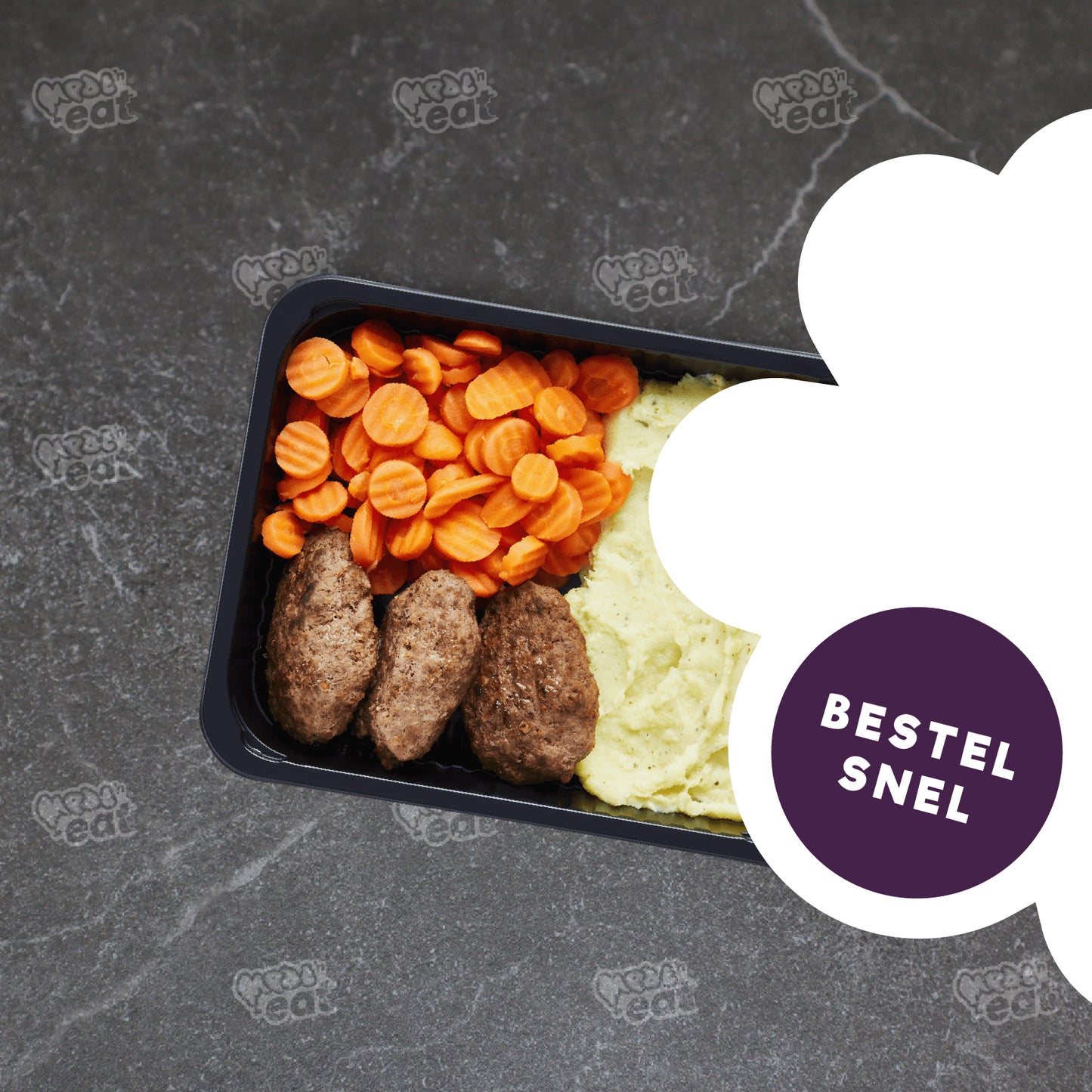 Gehakt aardappelpuree groente