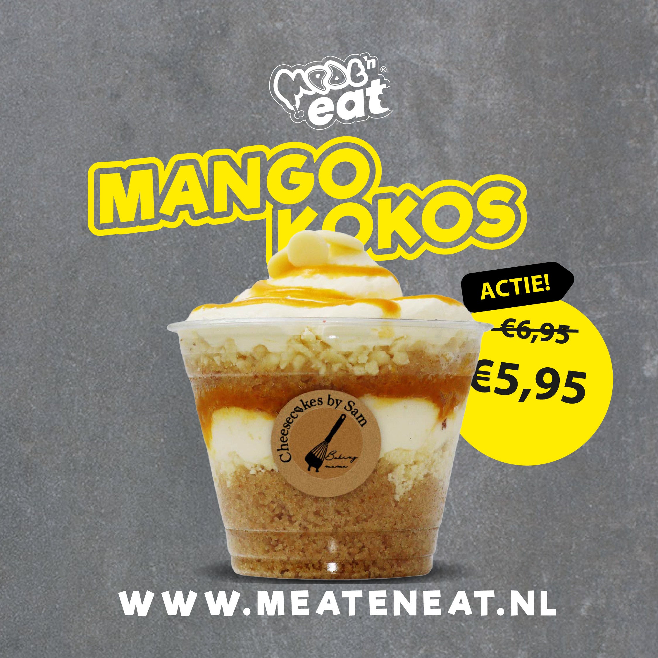 Mango Kokos Cheesecake Jar by Sam *Nieuw