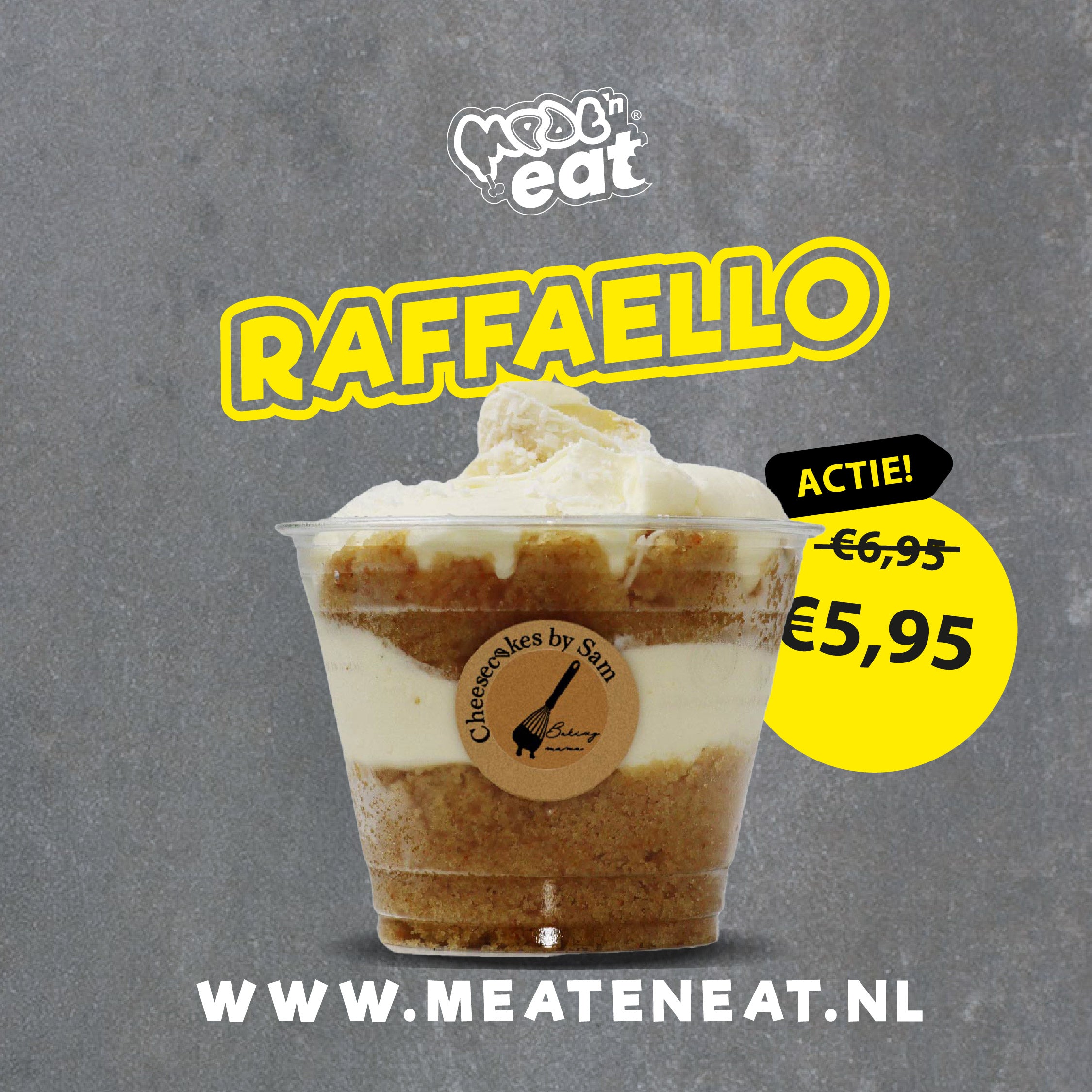 Raffaello Cheesecake Jar by Sam *Nieuw