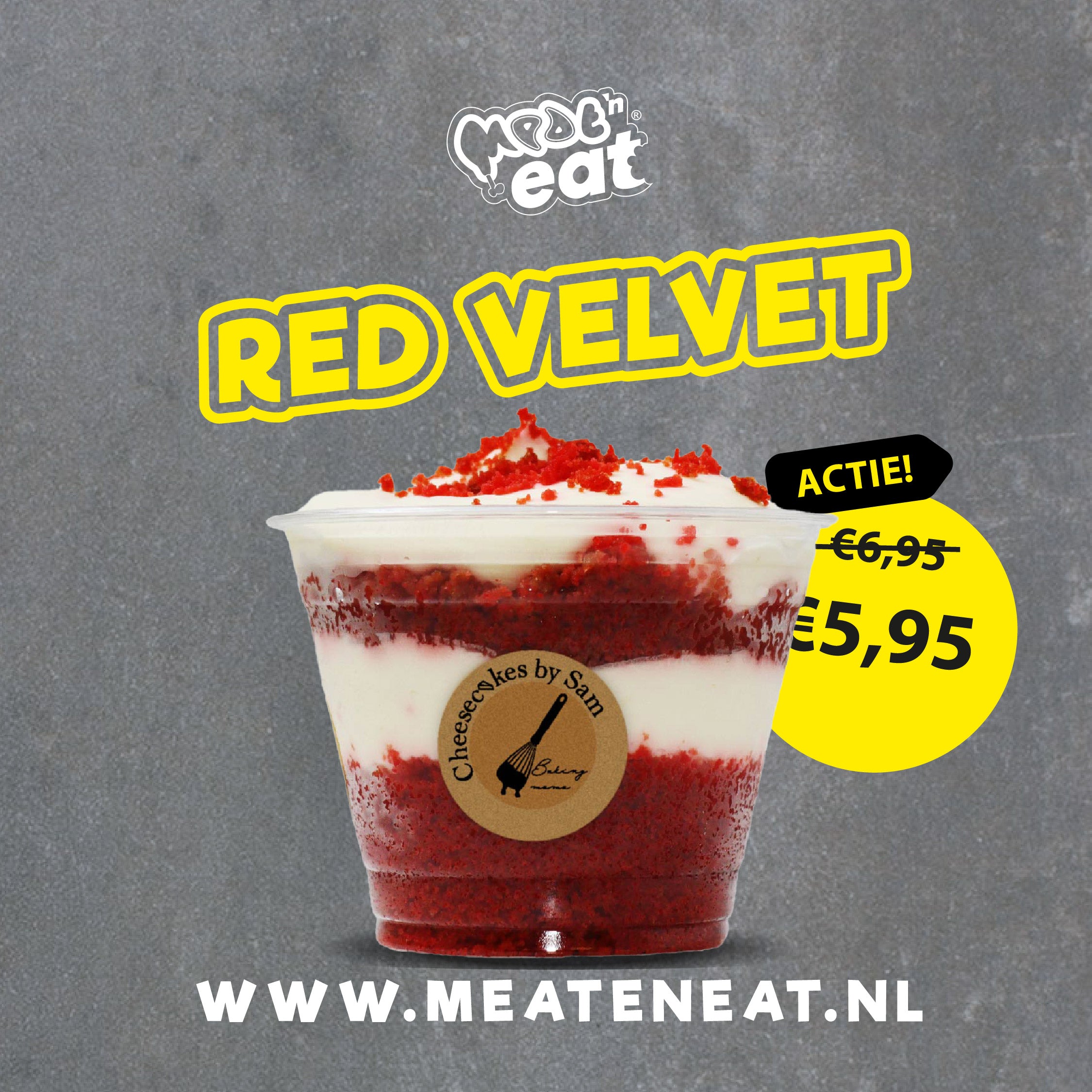 Red Velvet Cheesecake Jar by Sam *Nieuw