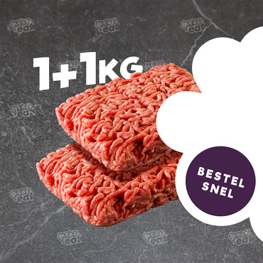 Rundergehakt 1+1kg