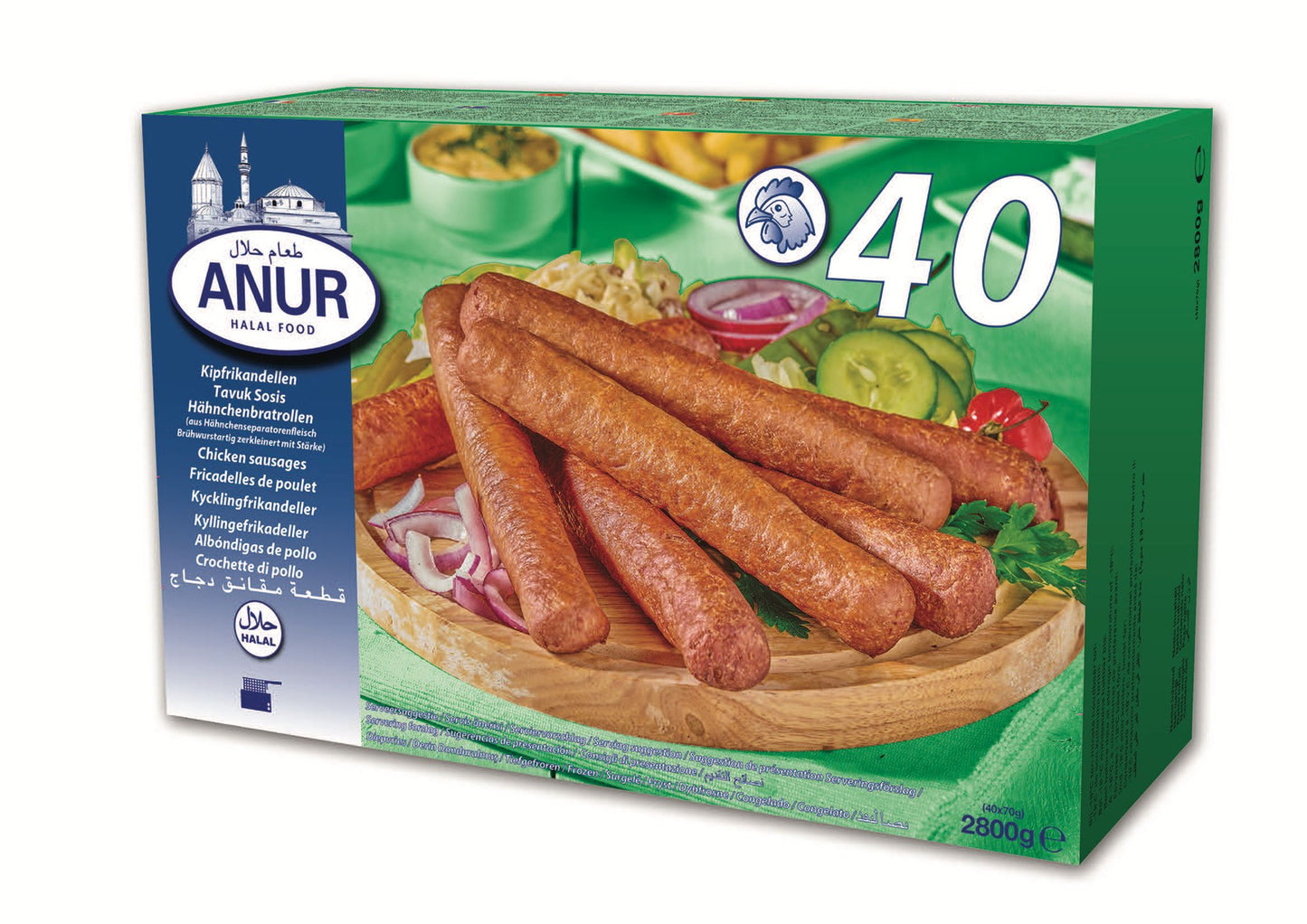 Frikandel 40st Anur