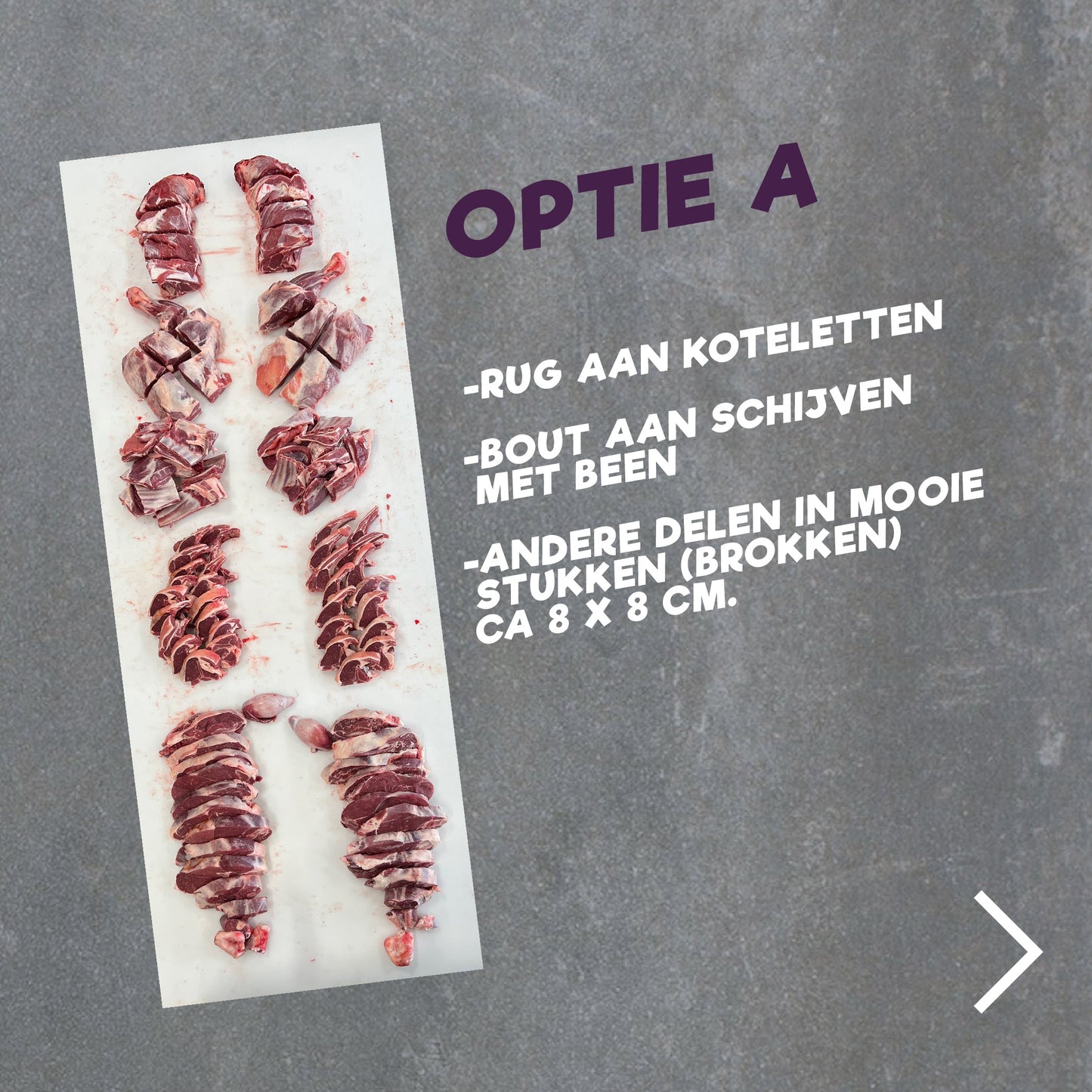 Offerlam 2025 - Gesneden Optie A of B - 2e Dag - All-in prijs - Thuisgeleverd
