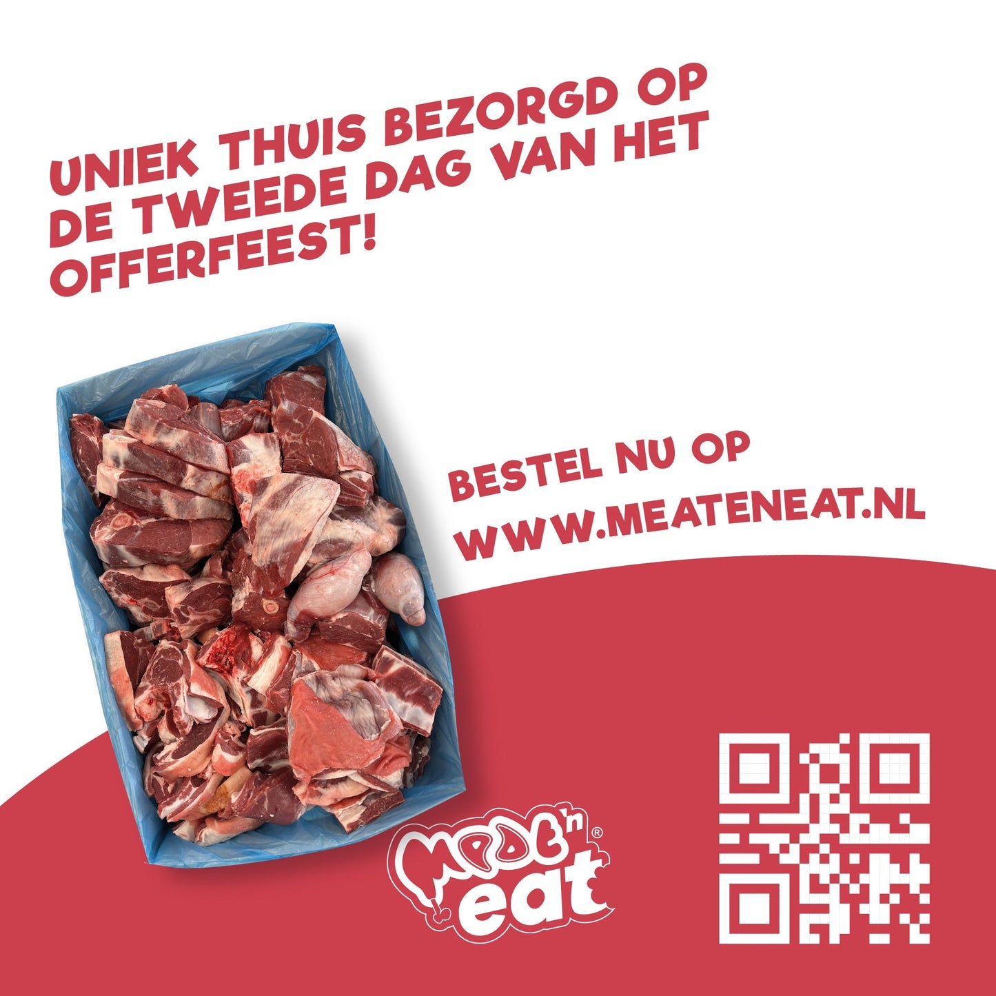 Offerlam 2025 - Gesneden Optie A of B - 2e Dag - All-in prijs - Thuisgeleverd
