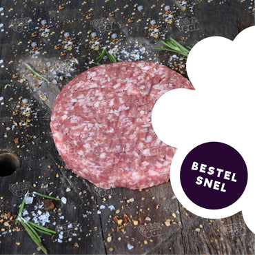 Angus Burger 2ST 2x150 gram (NIEUW GROTERE BURGERS)