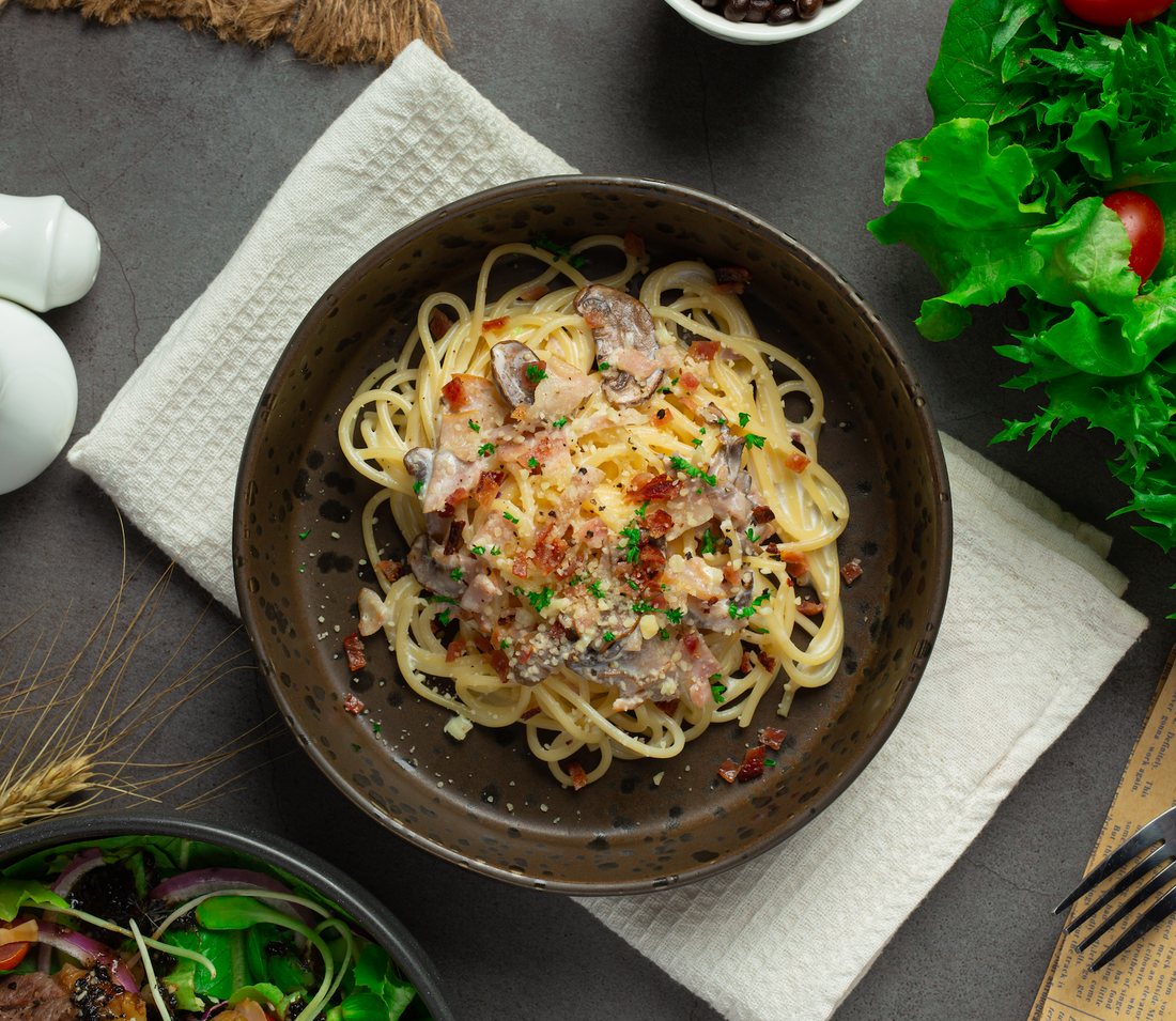 Spaghetti met zeevruchten
