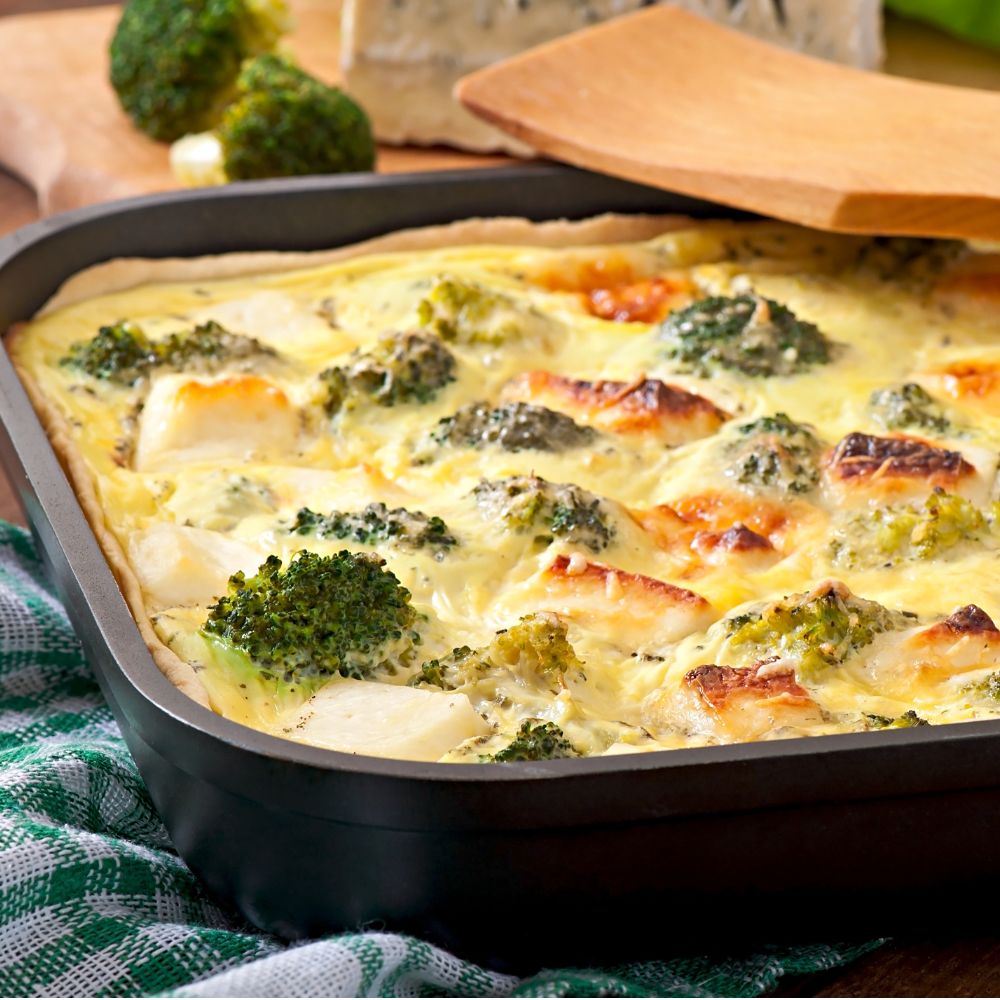 Ovenschotel met kip en broccoli