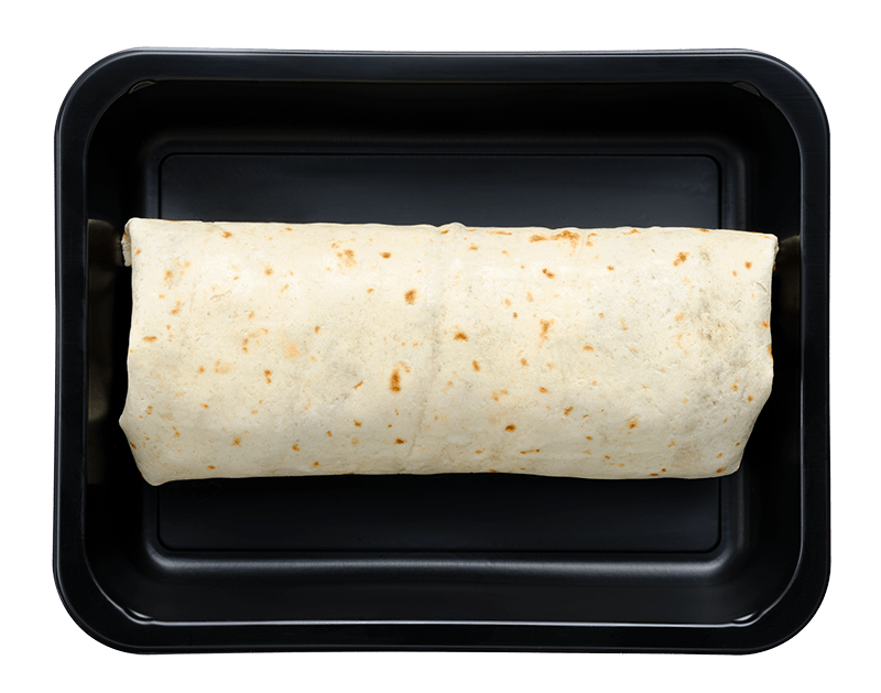 High protein chili kip burrito