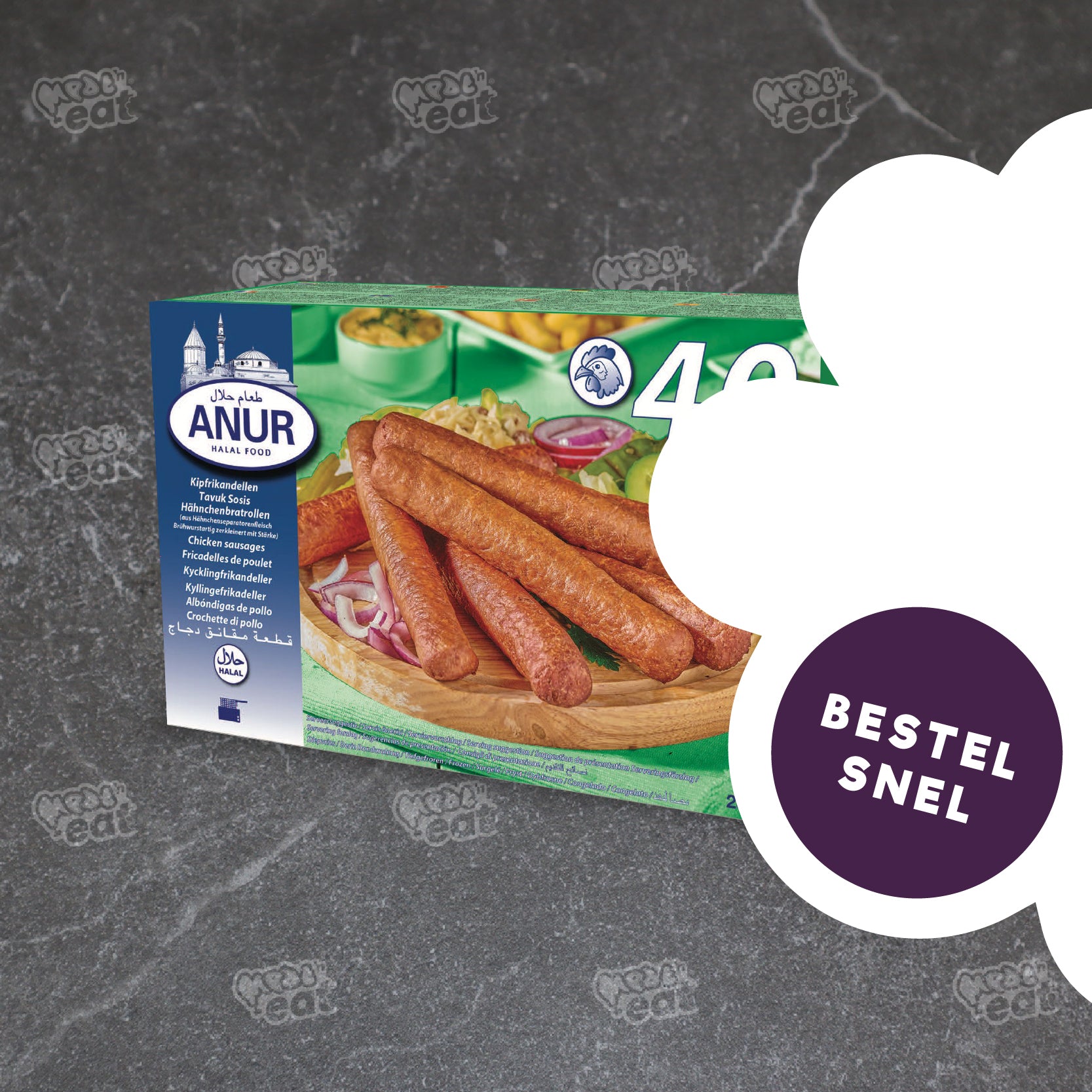 Frikandel 40st Anur