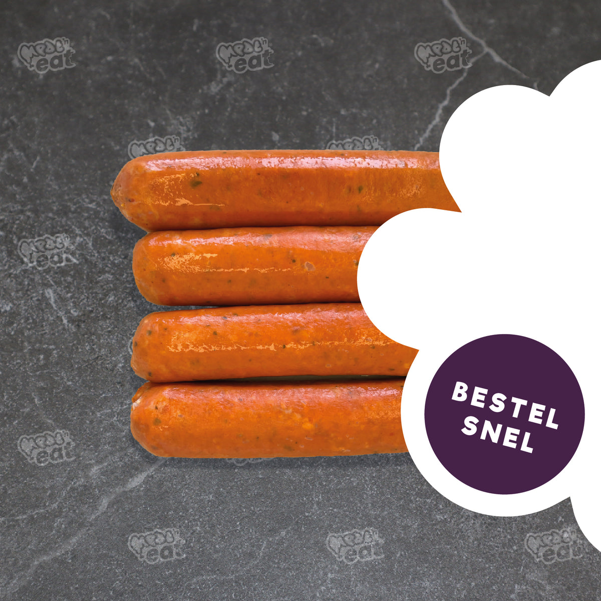 Halal Kip Hotdog Pittig | Meat & Eat | Dé Online Halal Slager
