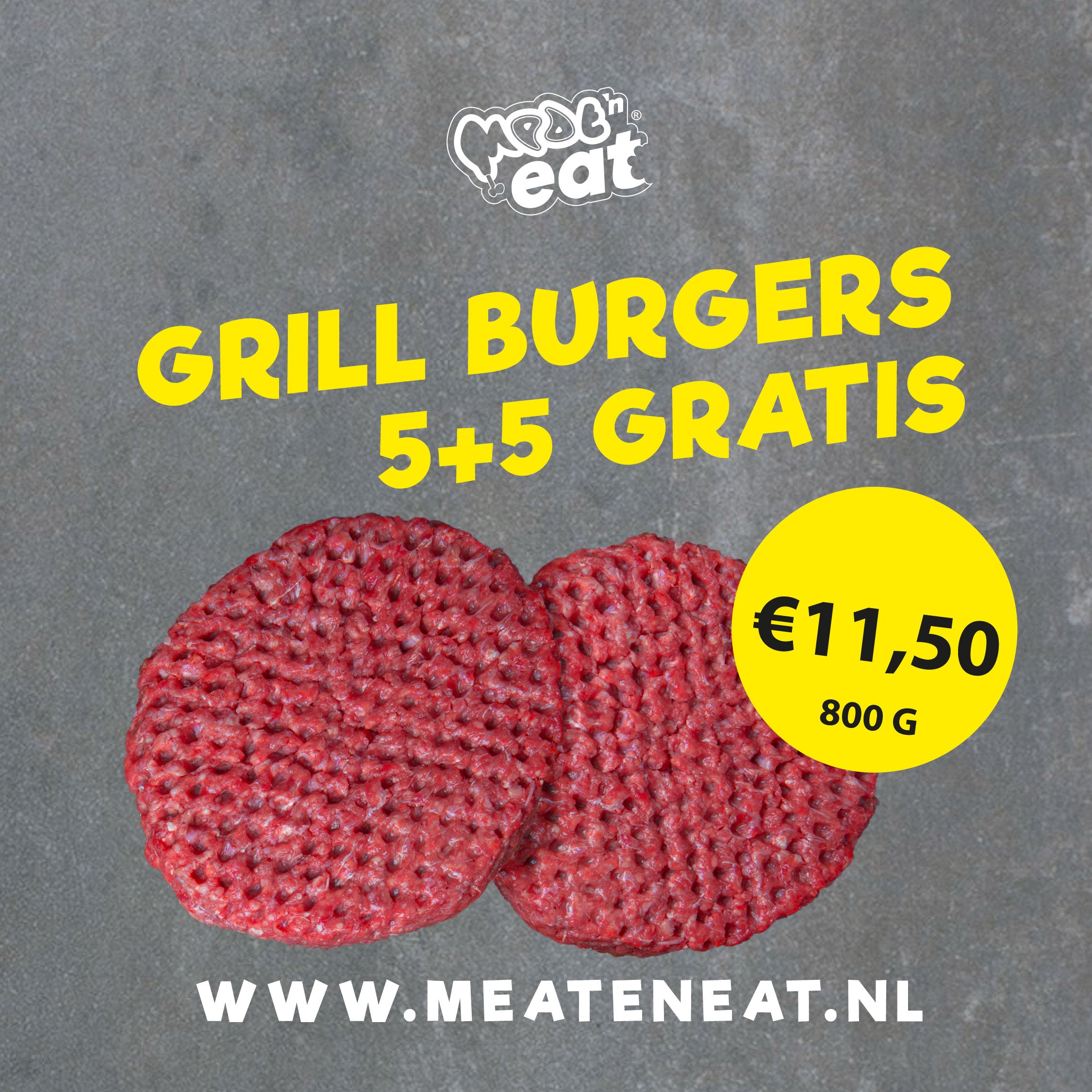 Grill hamburgers 5+5