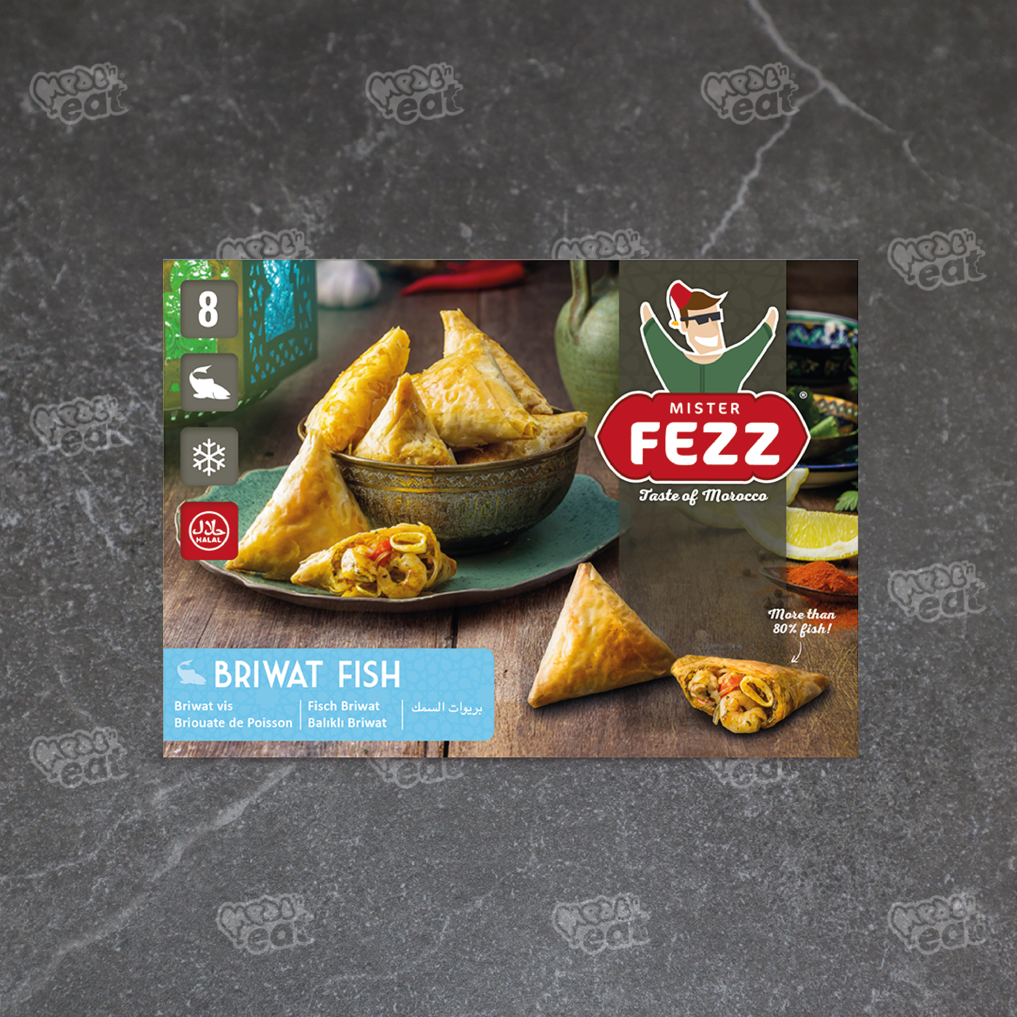 Briwat Mr Fezz Vis 8 stuks