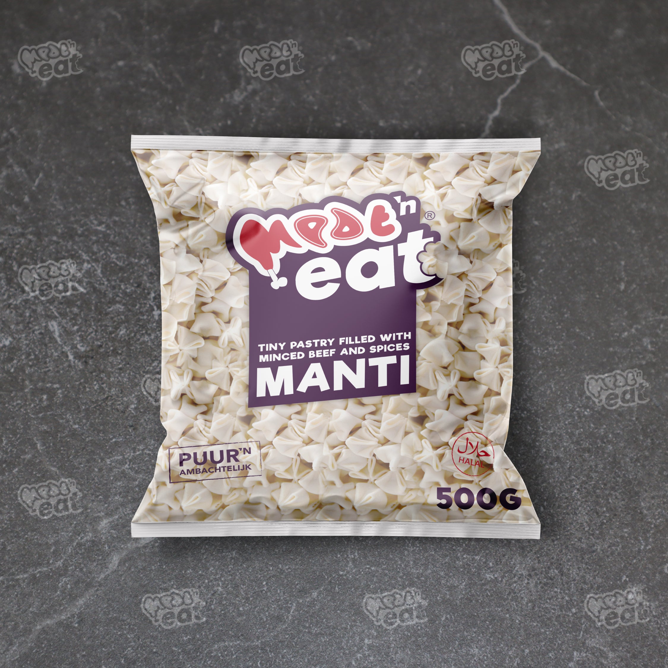Turkse Manti Meat en Eat 2x500 gram 1+1 Gratis OP=OP