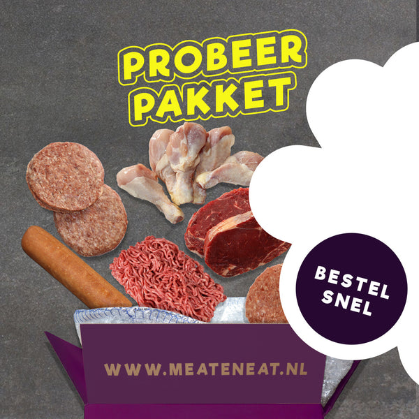 Probeer vlees pakket | Meat & Eat | Dé Online Halal Slager