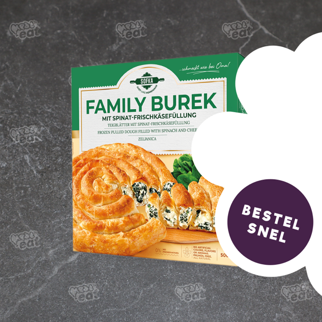 SOFKA FAMILY BUREK met Spinazie.